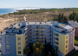 Apartment Penthouse view, terrace, parki, Nessebar