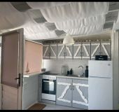 Bungalow and caravan