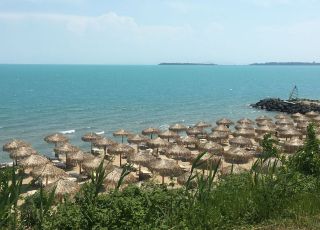 House on the beach, Saint Vlas