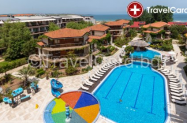 4* Лагуна Бийч Резорт & SPA Созопол - чадър на плажа, басейни, джакузи