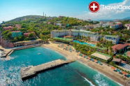 5* Хотел Kemal Bay Анталия - All Incl., басейн и шезлонг на плажа