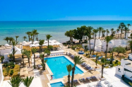 4* Hari Club Beach Resort Djerba Тунис - чадър на плажа,  първа линия море