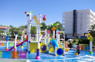 5* Cronwell Platamon Resort Олимп. ривиера - чадър на плажа, басейни и All Incl.