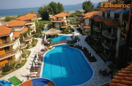 4* Лагуна Бийч Резорт & SPA Созопол - чадър на плажа, басейни, джакузи