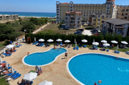 4* Хотел Казабланка Обзор - чадър на плажа,  с дете + анимация