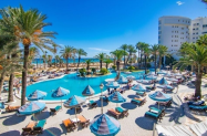 4* Хотел Riadh Palms Тунис - външен басейн + в хотел до морето