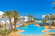 3* Хотел Dar Jerba Narjess Тунис - чадър на плажа,  басейн, до морето