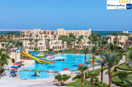 5* Royal Lagoons Aqua Park Хургада - чадър на плажа, програма в Кайро