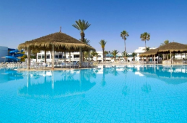 4* Thalassa Sousse Resort & Aqua Park Тунис - чадър на плажа, първа линия море