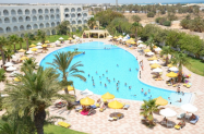 4* Sidi Mansour Resort & SPA Тунис - чадър на плажа, на 400 м от брега