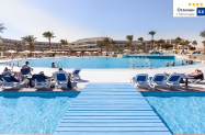 5* Pharaoh Azur Resort Хургада - плаж с шезлонги + басейн, джакузи