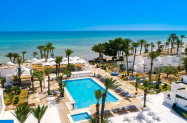 4* Hari Club Beach Resort Djerba Тунис - чадър на плажа,  първа линия море