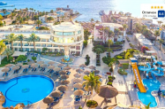 4* Seagull Beach Resort Хургада - басейн и плаж с чадър и шезлонги