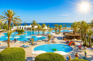 4* El Mouradi Djerba Menzel Тунис - открит басейн + шезлонг на плажа