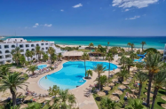 4*  Simba Club - Nozha beach Хамамет - чадър на плажа, анимация, басейни