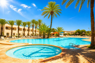 4* Хотел Blumar Resort & SPA  Хамамет - чадър на плажа, на 550 м от брега