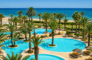 3* Houda Golf Beach Club Монастир - до частен плаж  с чадър и шезлонг