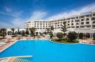 4* Х-л El Mouradi Hammamet Хамамет - чадър на плажа, първа линия море