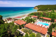 5* Simantro Resort Халкидики - басейн, шезлонг, първа линия море