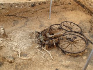 Артефакти от погребение на тракийски аристократ
